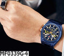 RELOJ MINI FOCUS CRONO METAL AZUL HOMBRE MF0339G-4 My Store - reloj mayorista Medellín