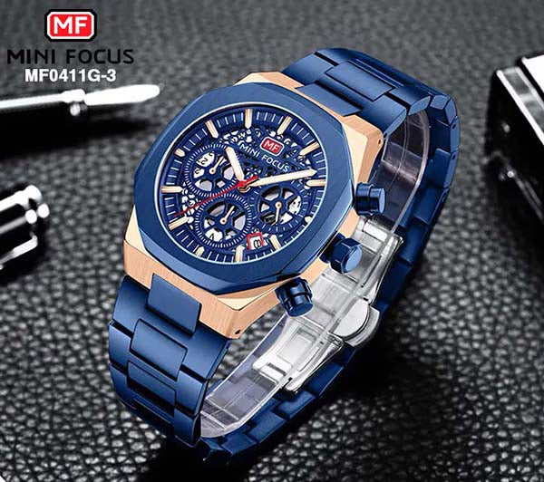 RELOJ MINI FOCUS METALICO HOMBRE MF0411G-3 My Store