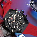 RELOJ MINI FOCUS CRONOGRAFO NEGRO/SILICONA ROJO HOMBRE MF0417G-3 My Store - reloj mayorista Medellín