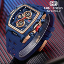 RELOJ MINI FOCUS CRONOGRAFO AZUL/SILICONA AZUL HOMBRE MF0473G-2 My Store - reloj mayorista Medellín