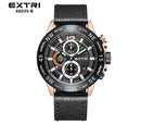 RELOJ EXTRI CRONOGRAFO CUERO HOMBRE X6035-B My Store - reloj mayorista Medellín