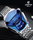 BND451 RELOJ JOEFOX  HORA GIRATORIA  METAL HOMBRE